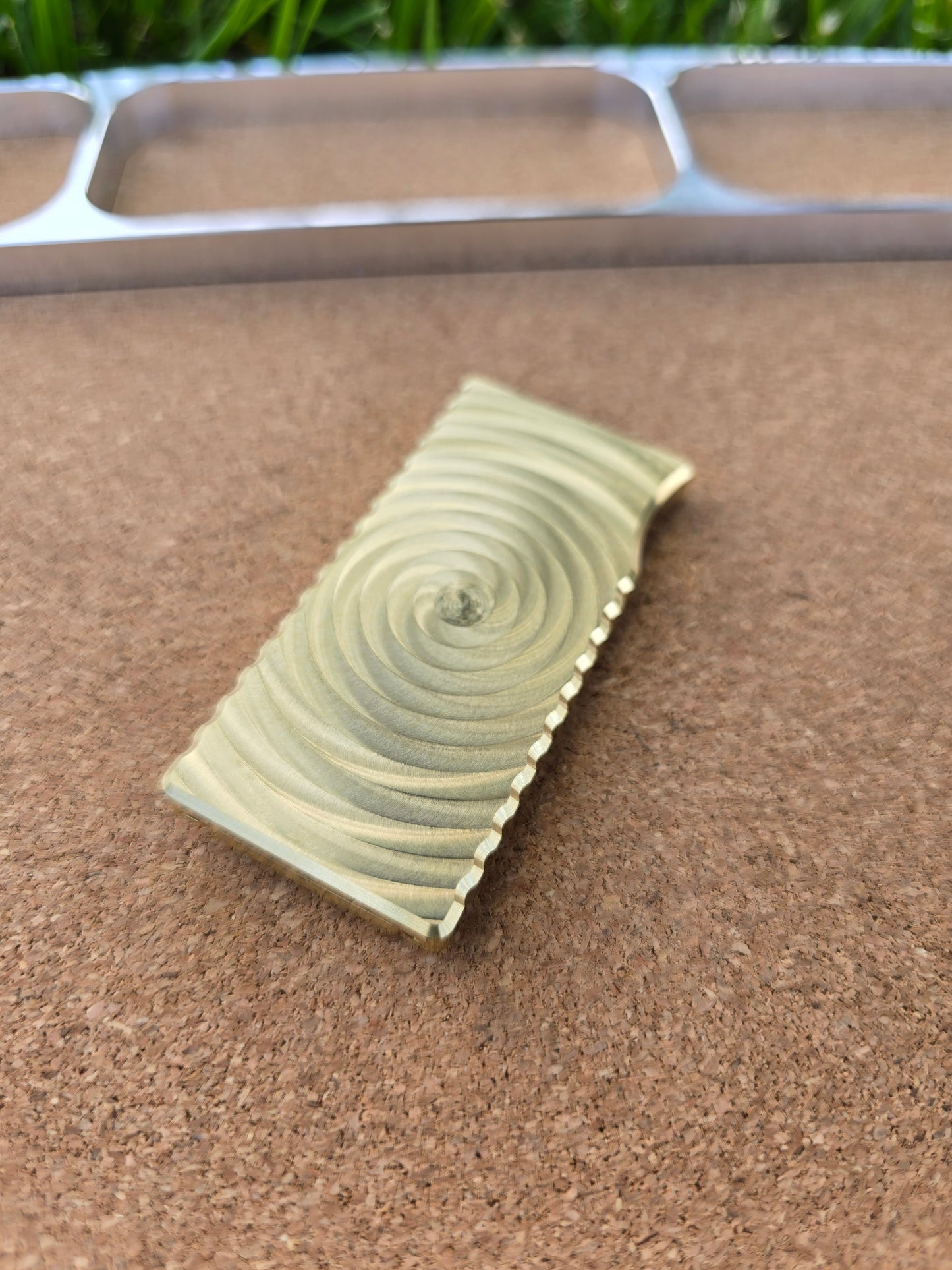 Light Duty Utility Cutter - Machined Brass Body - Magnetic Detents - Secondary Carry EDC Utility