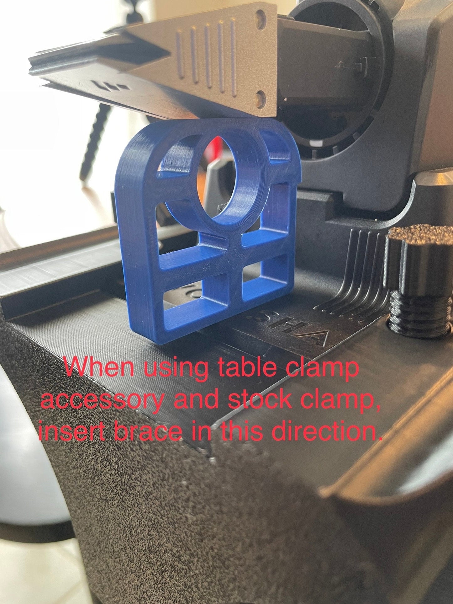 Clamp Arm Brace compatible w/Worksharp Precision Adjust