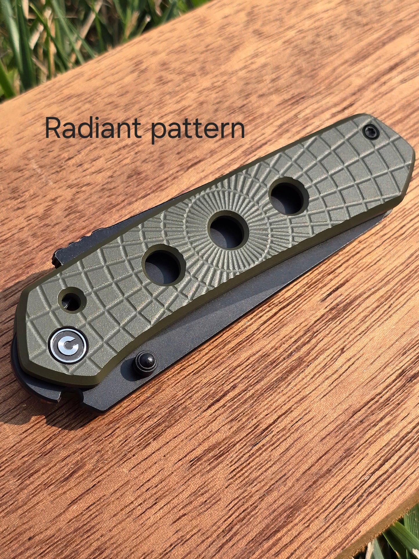 Linerless Scales for Civivi Vision FG - Machined 6061 Aluminum - Lightweight - READ description