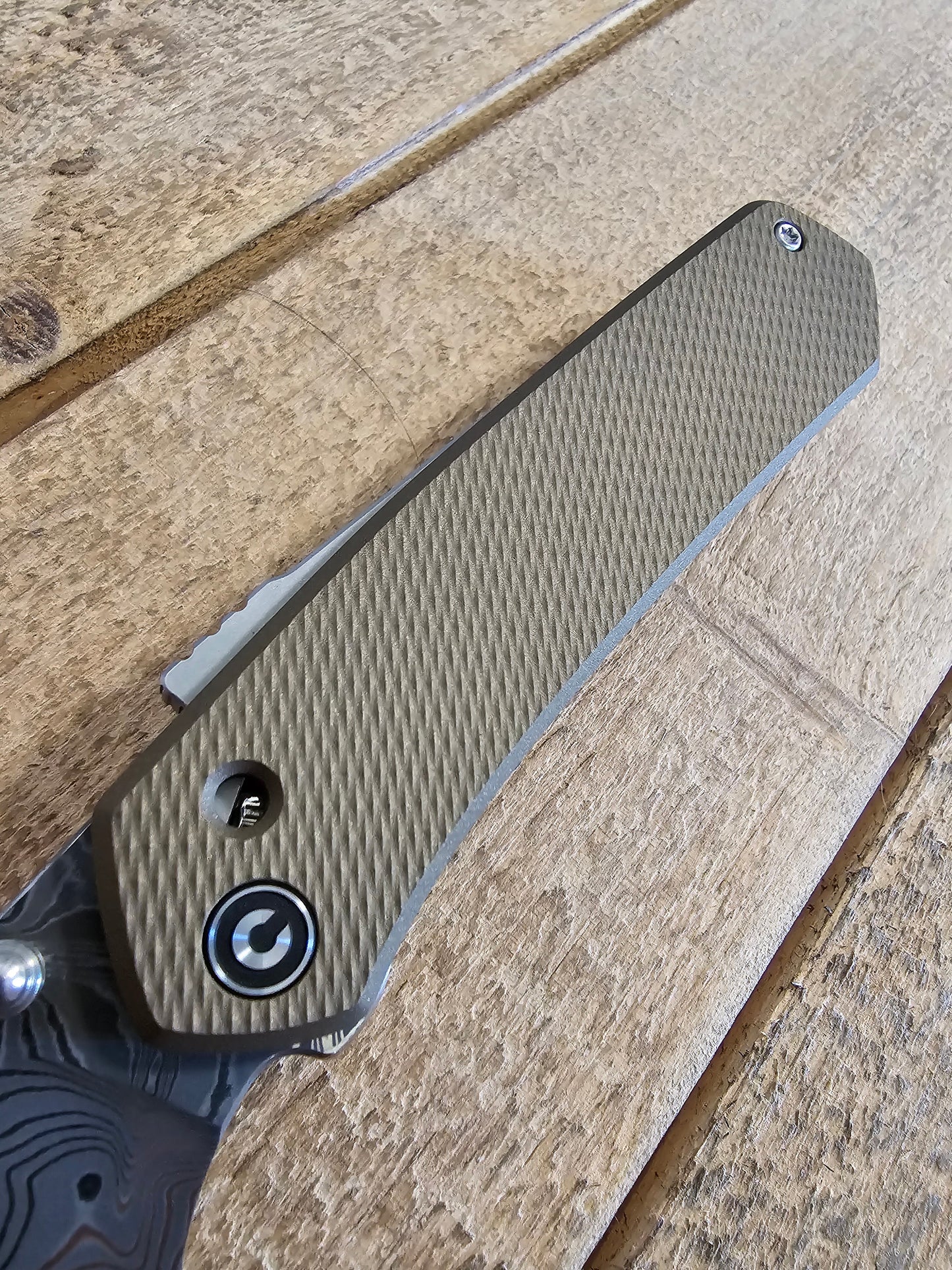 Linerless Scales for Civivi Vision FG - Machined 6061 Aluminum - Lightweight - READ description