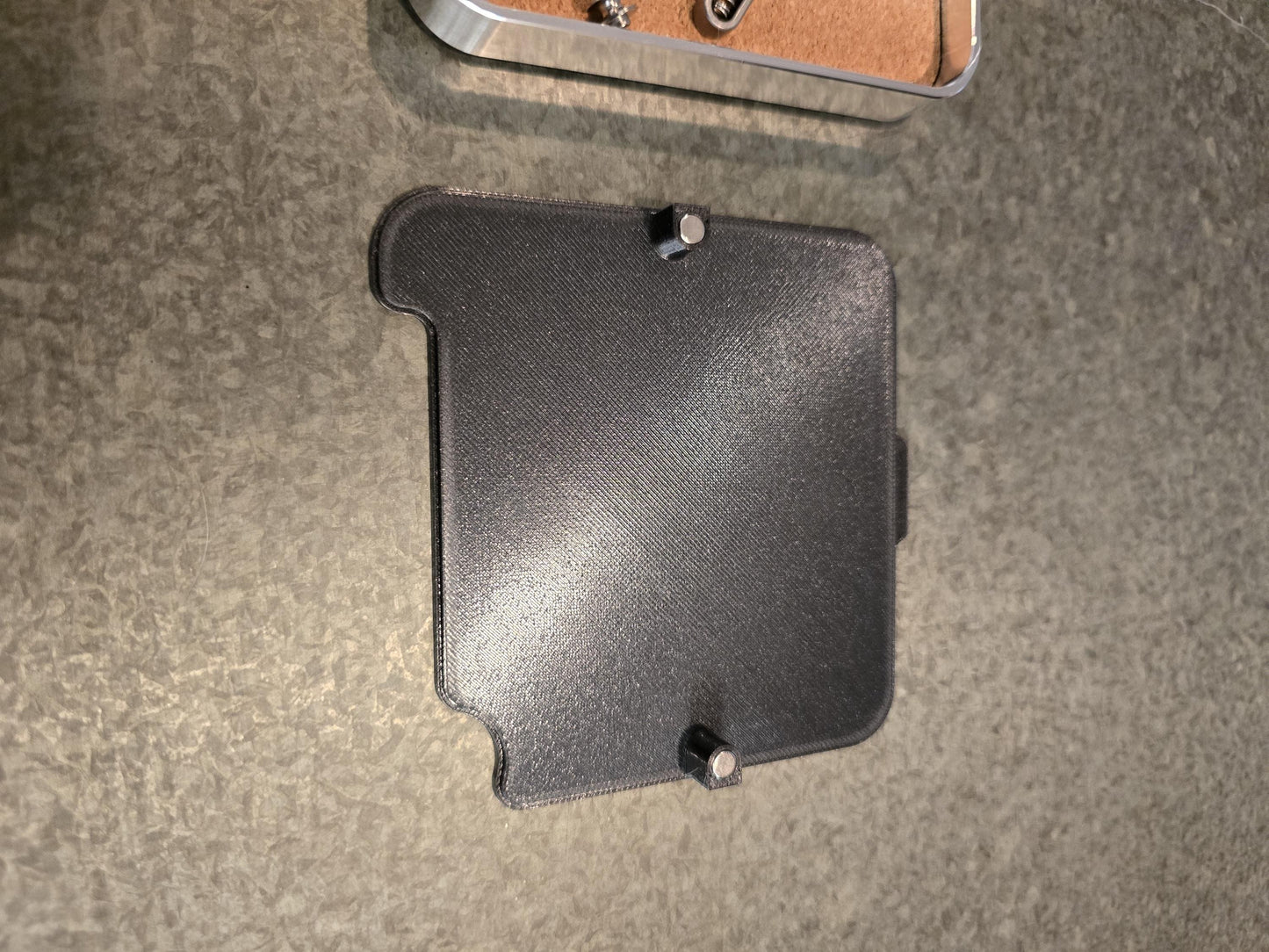 EDC Maintenance Tool Tray - Bit and Driver Holder with Cover- Machined 6061 Aluminum. Magnetic Bit holders