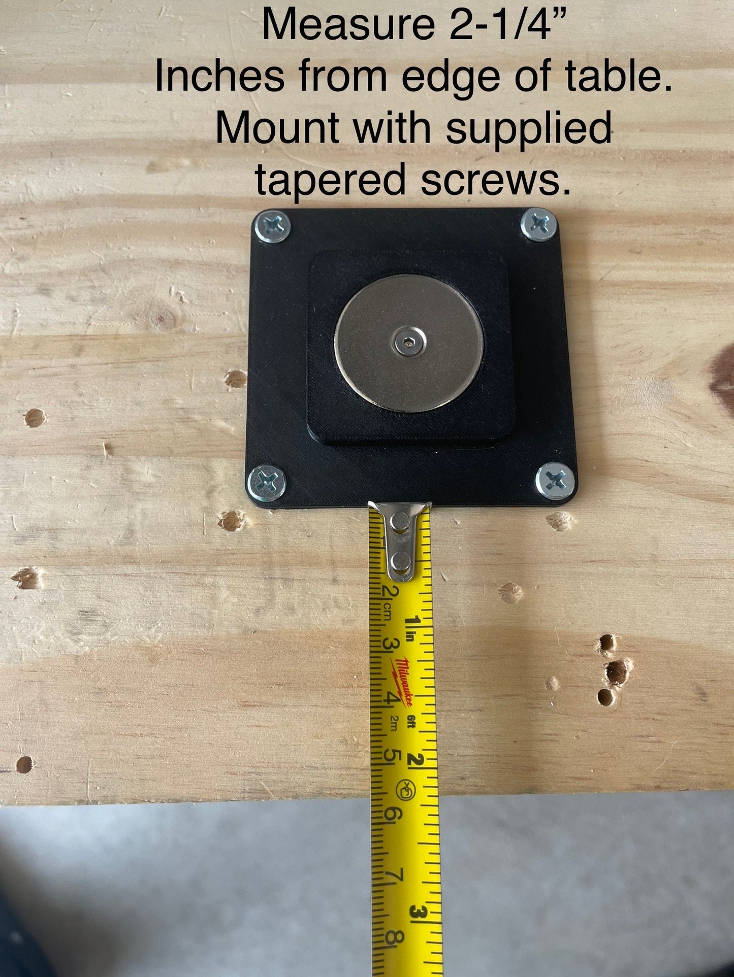 Magnetic Bench Mount Compatible with the New Worksharp Professional Precision Adjust