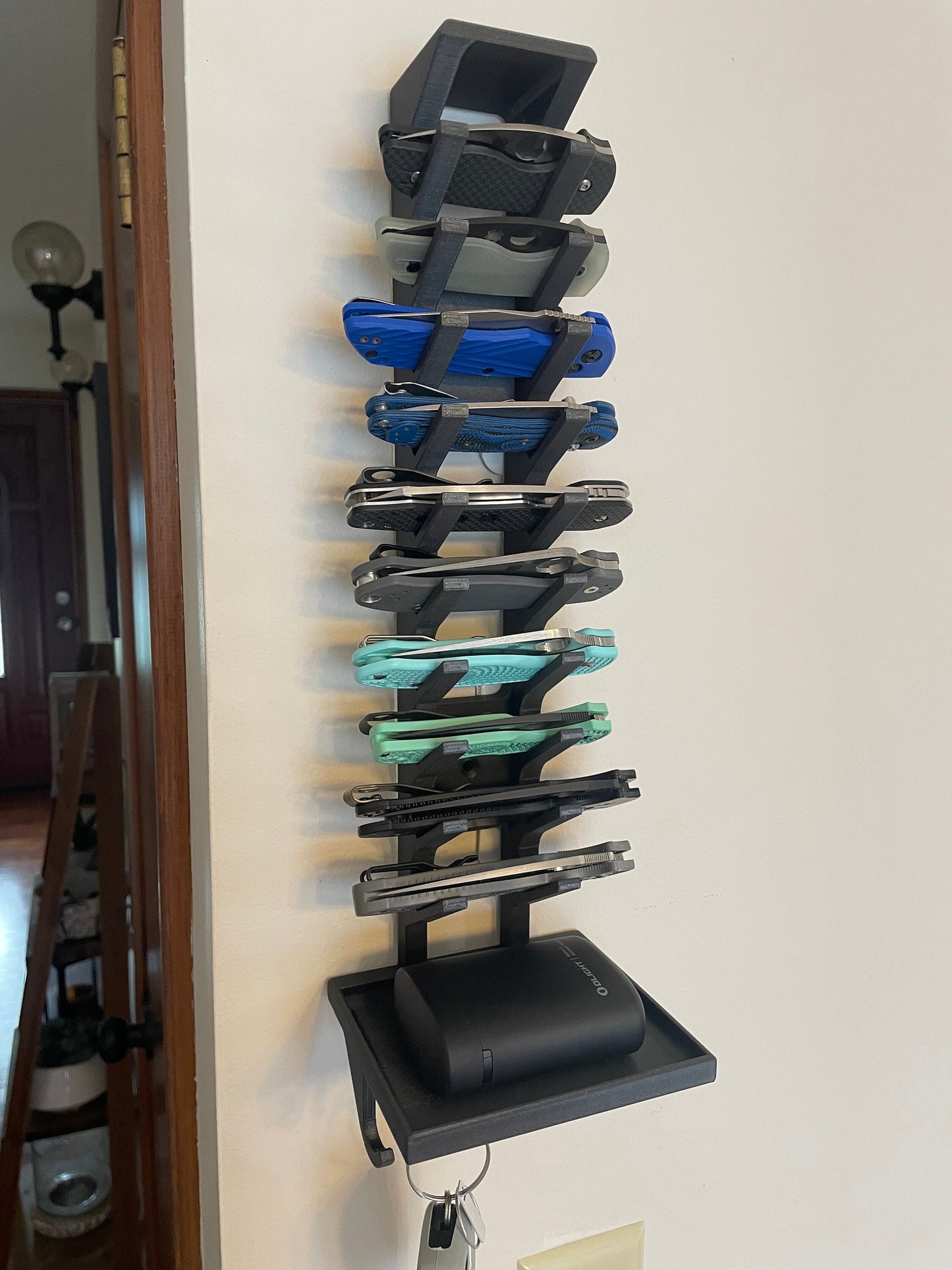 Wall Mount EDC Gear and Item Organizer/Shelf