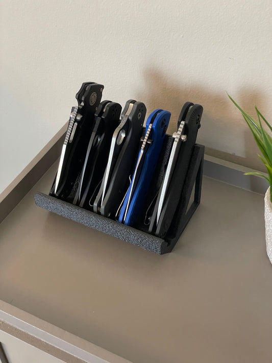 EDC tool Display/Organizer - Horizontal Row 5 Slot