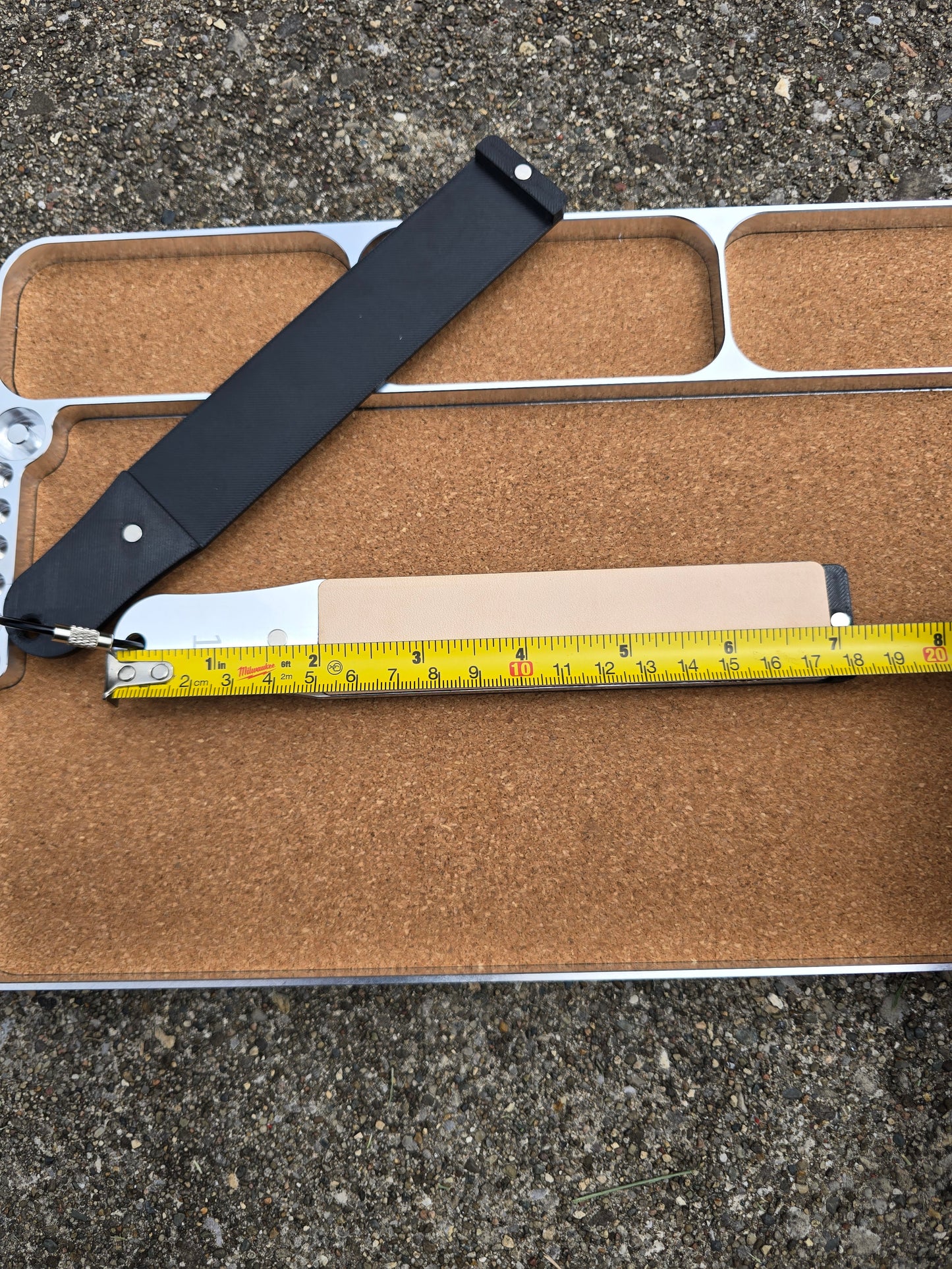 Travel Knife Strop - Portable Double Sided Leather Strop - Cow Hide