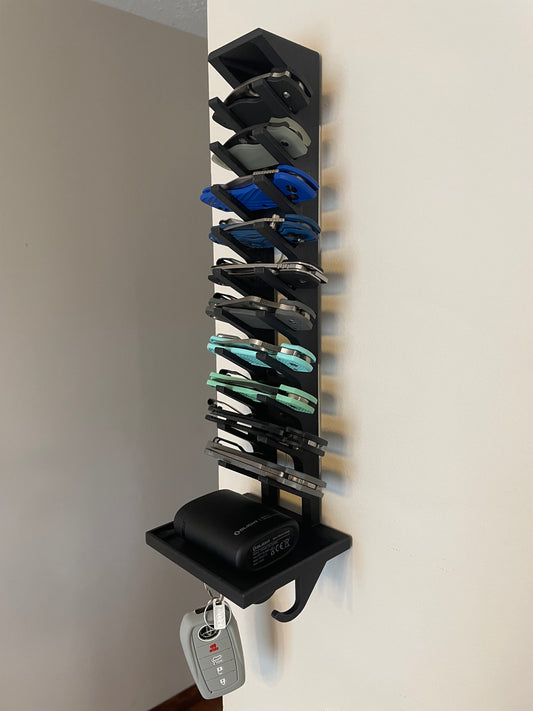Wall Mount EDC Gear and Item Organizer/Shelf