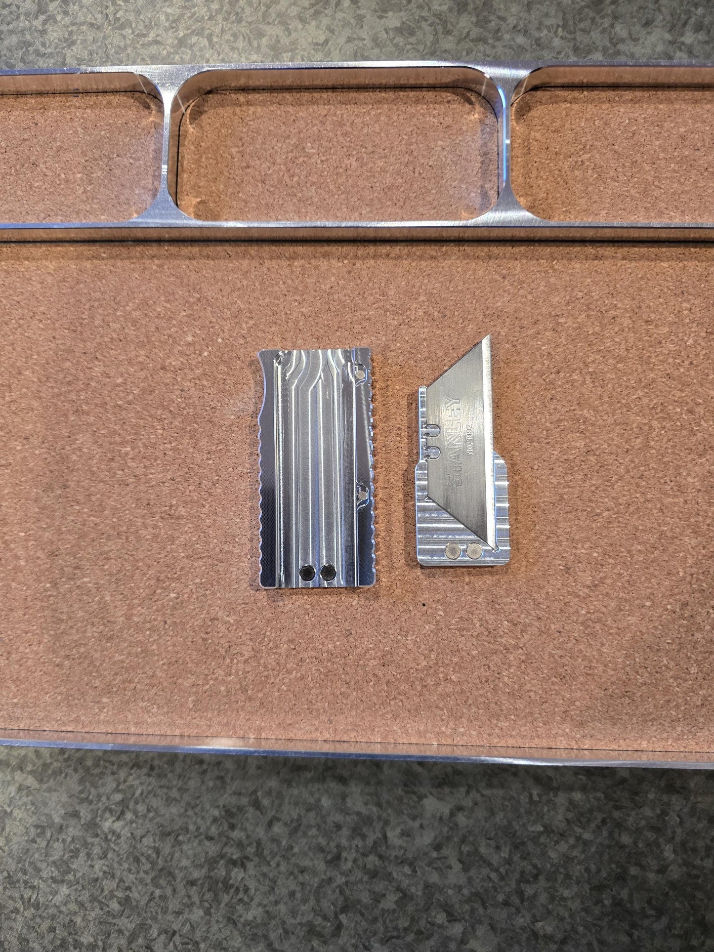 Light Duty Utility Blade - 6061 Machined Aluminum Body - Magnetic Detents - Secondary Carry EDC Utility