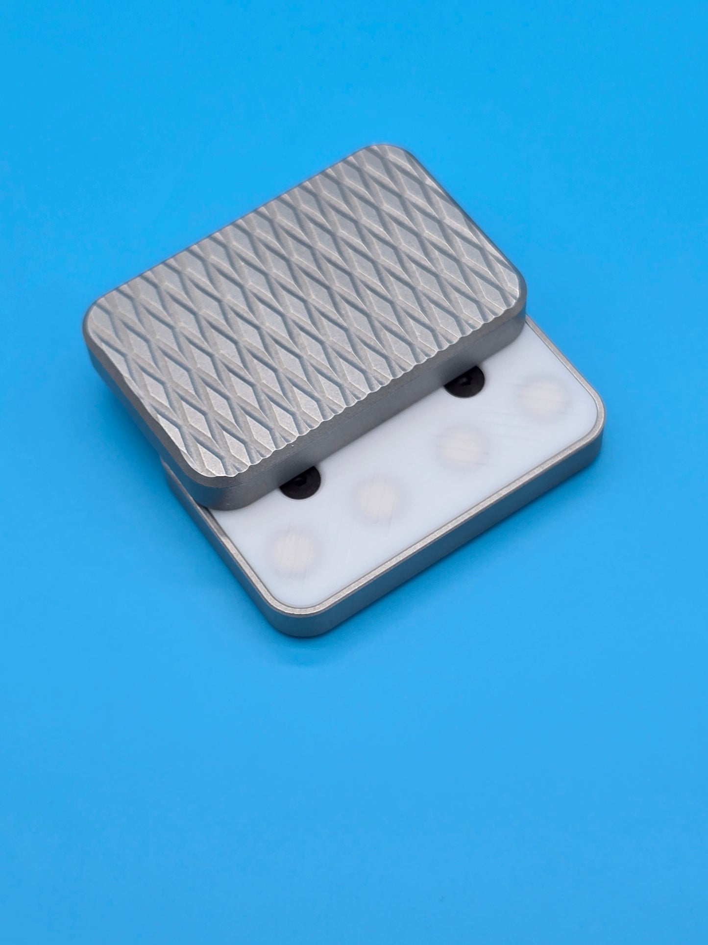 The Diamond Slab - Machined Fidget Slider - PTFE Plates
