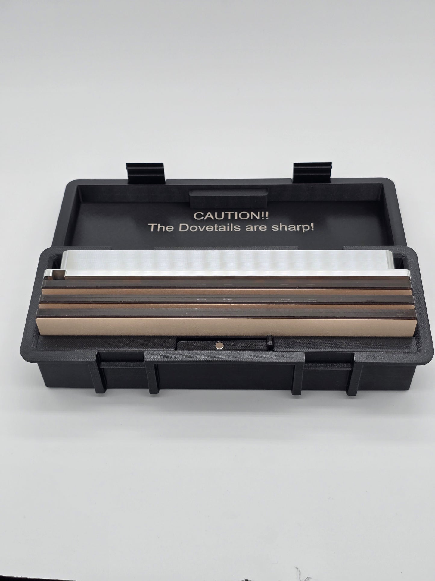 Ultimate Tool Strop System - Swappable leather strops - Machined Aluminum Handle