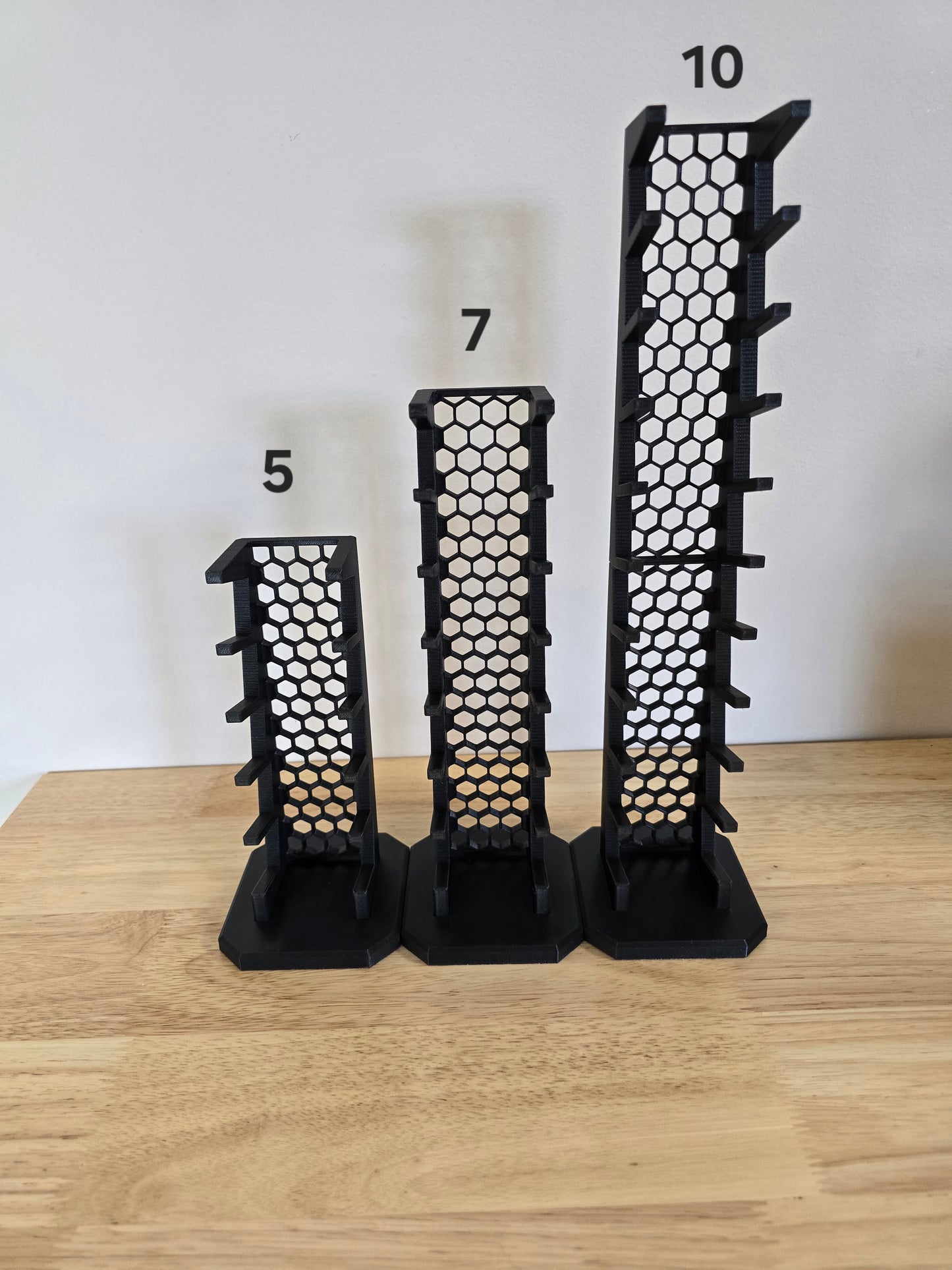 EDC Knife Display Tower - HoneyComb Frame Design - 5 to 10 slot Capacity