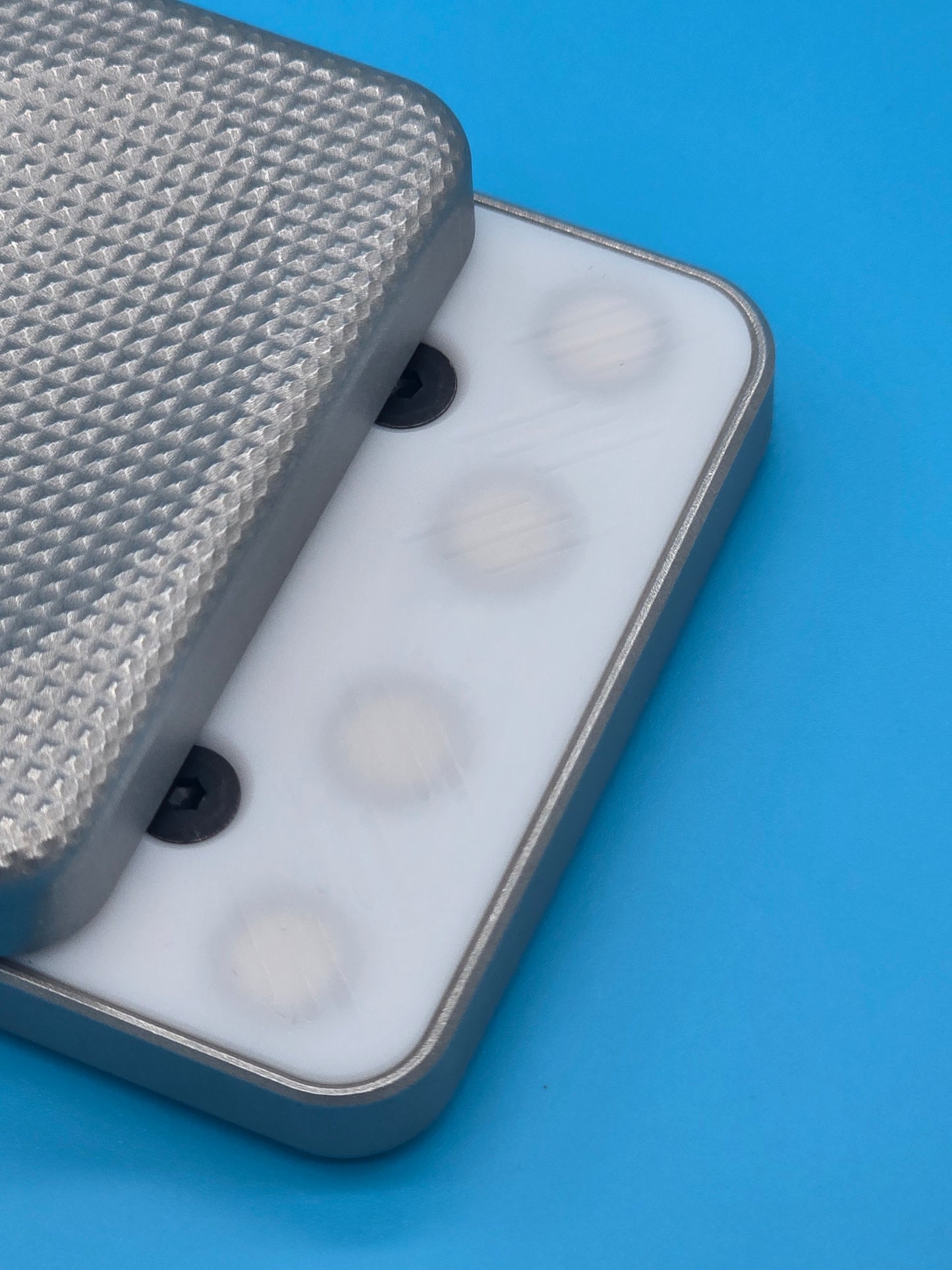 The Grip Dimple - Machined Fidget Slider - PTFE Plates