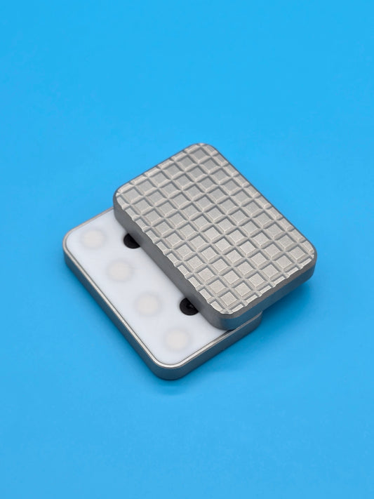 The Frag Slab - Machined Fidget Slider - PTFE Plates
