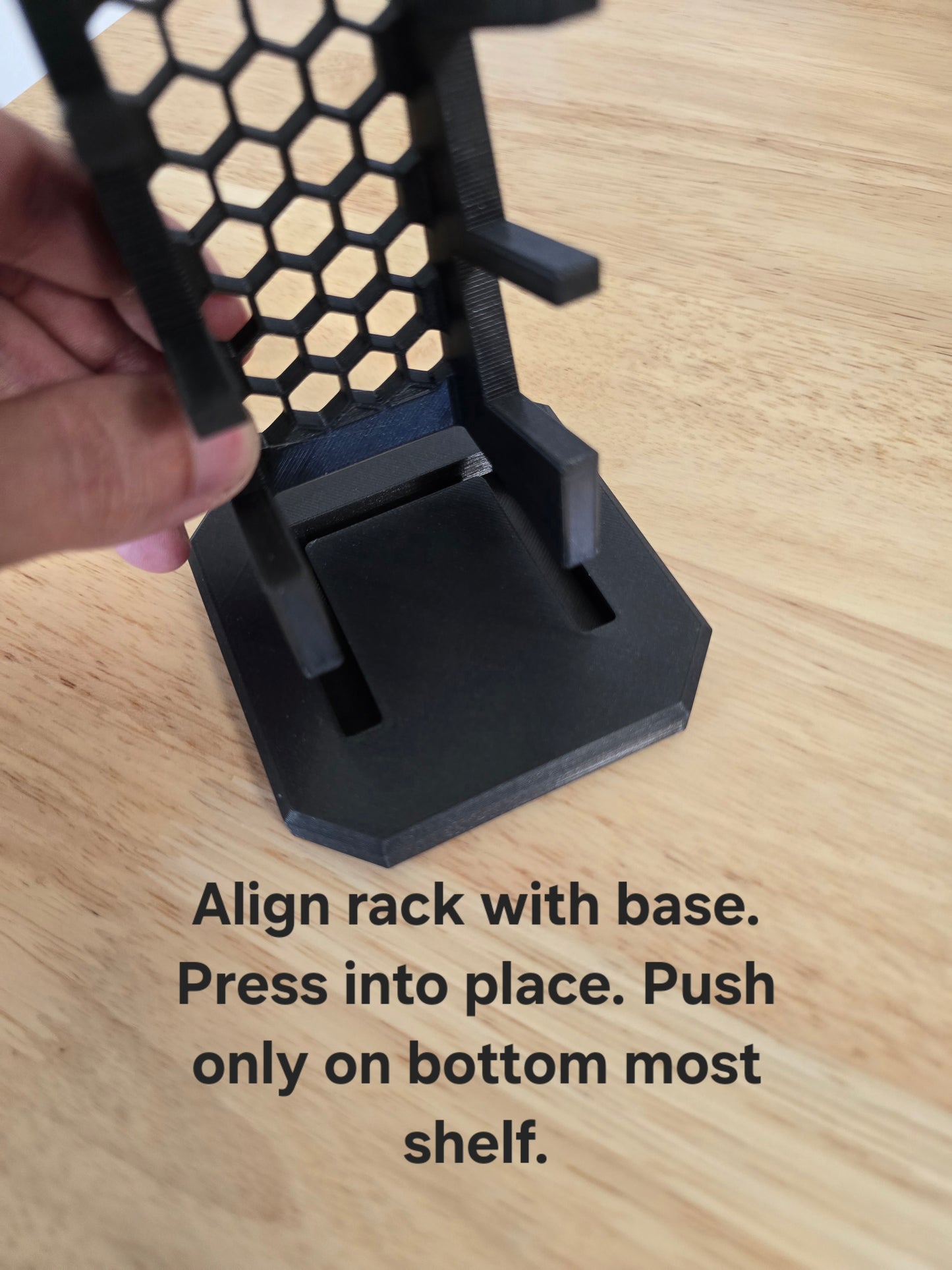 EDC Knife Display Tower - HoneyComb Frame Design - 5 to 10 slot Capacity